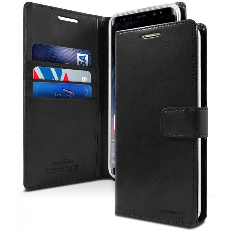 Mercury Blue Moon Diary Samsung Note 8 - Black