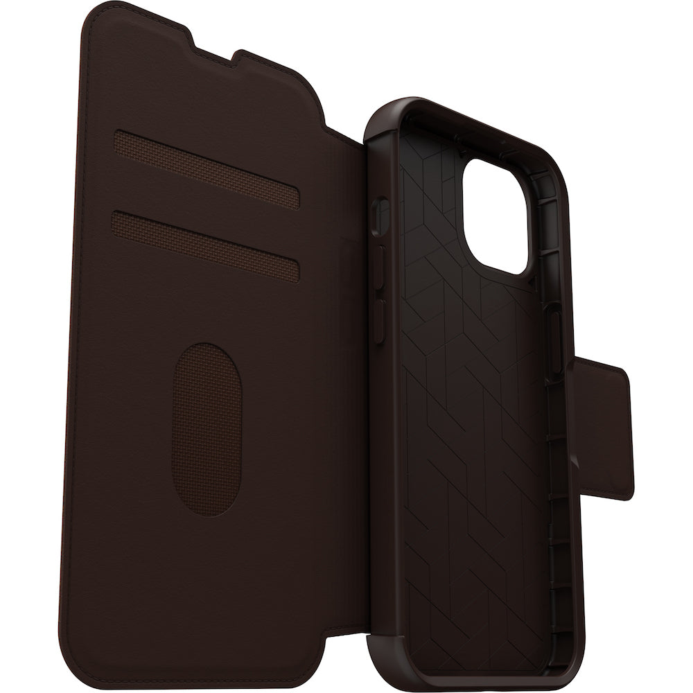 OtterBox Strada Case - For iPhone 14 (6.1") - Espresso