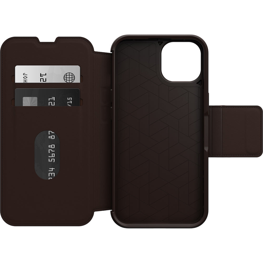 OtterBox Strada Case - For iPhone 14 (6.1") - Espresso