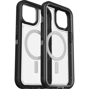 Otterbox Defender XT Clear MagSafe Case - For iPhone 13 (6.1")/iPhone 14 (6.1") - Black Crystal