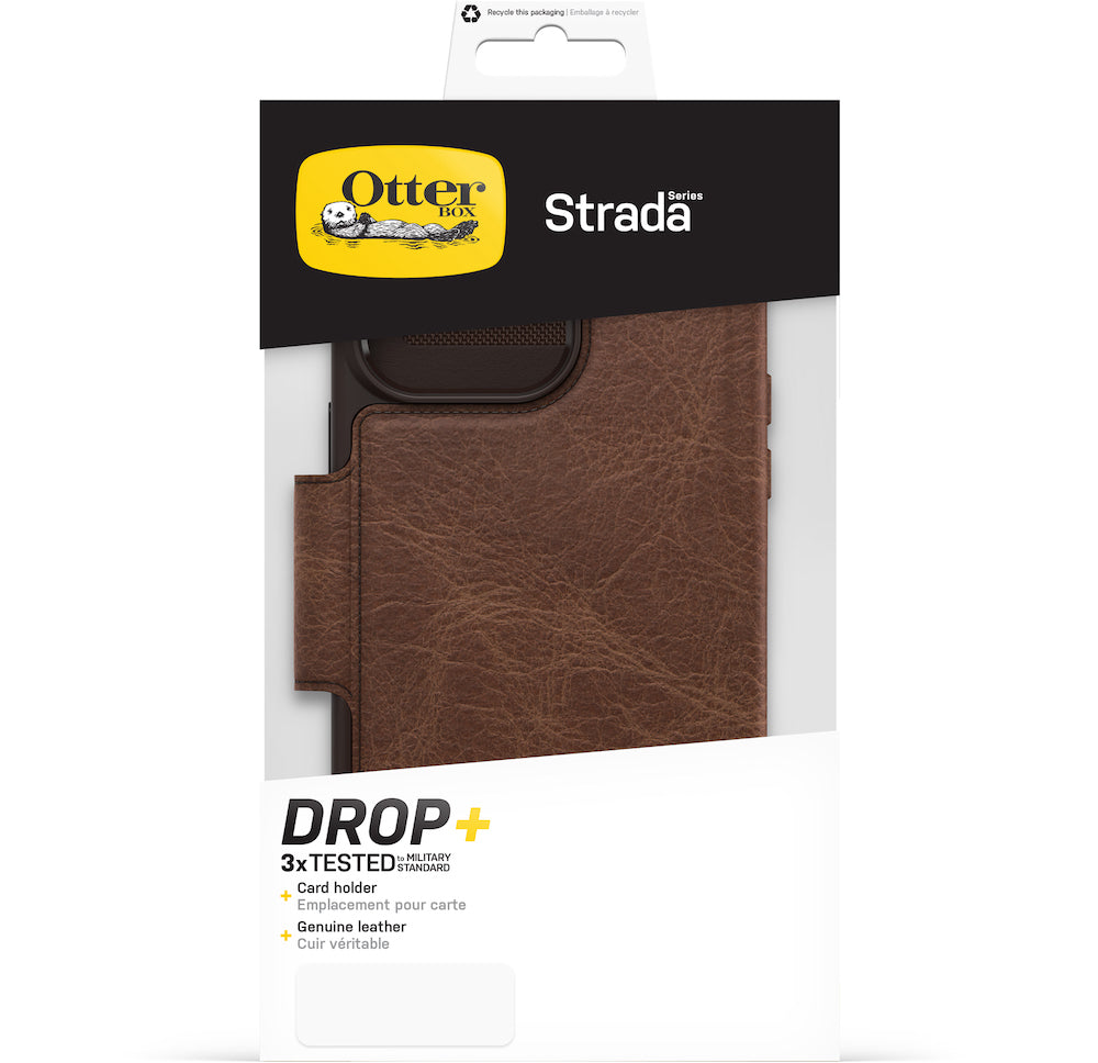 OtterBox Strada Case - For iPhone 14 Pro Max (6.7") - Espresso