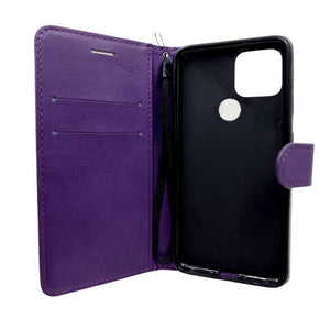 Google Pixel 5 Wallet Case Purple1