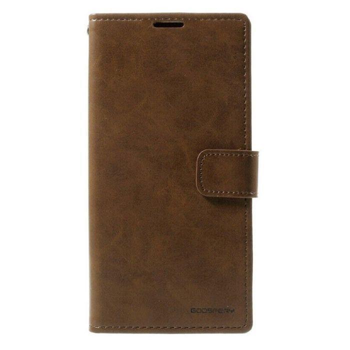 Mercury Blue Moon Diary Case for Samsung Galaxy S21 Plus - Brown