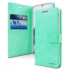 Mercury Blue Moon Diary Case for Samsung Galaxy S22 Plus - Mint