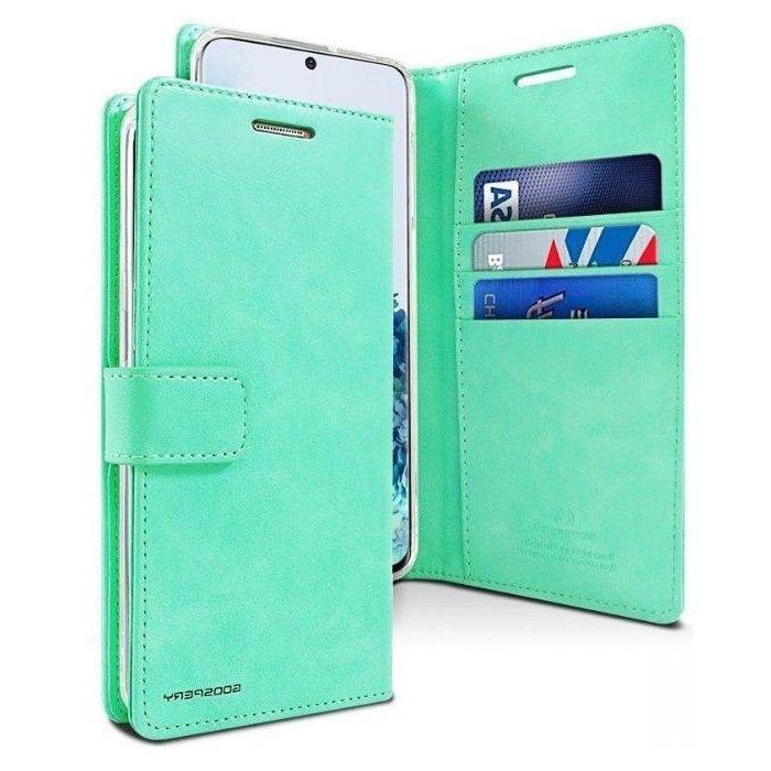 Mercury Blue Moon Diary Case for Samsung Galaxy S22 Ultra - Mint