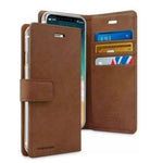 Mercury Blue Moon Diary Case for iPhone 13 Mini - Brown Apple