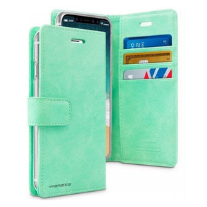 Mercury Blue Moon Diary Cases for iPhone XXS - Mint