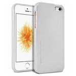 Mercury Jelly Case for iPhone 55sSE - Metal Silver Apple