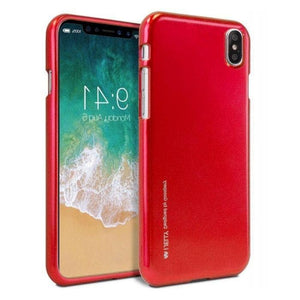 Mercury Jelly Case for iPhone XXS - Metal Red