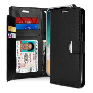 Mercury Rich Diary Case for iPhone XS Max - Black