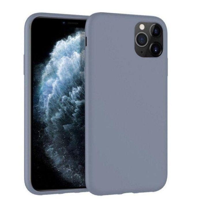 Mercury Silicon Case for iPhone 12 Max / 12 Pro - Lavender Gray