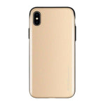 Mercury Sky Slide Bumper Case for iPhone XS Max - Gold