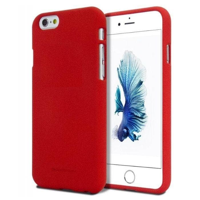 Mercury Soft Feeling Case for iPhone 5/5s/SE - Red