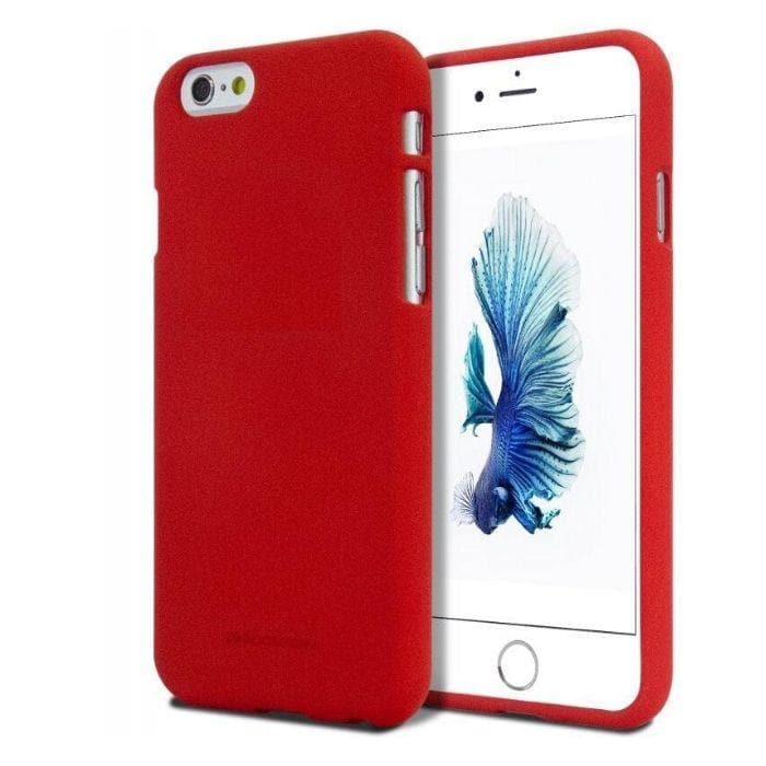 Mercury Soft Feeling Case for iPhone 6/6s Plus - Red