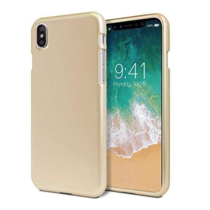 Mercury iJelly Metal Case for iPhone XR - Gold