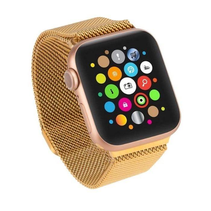 Premium Milanese Band for Apple Watch 7 41mm - Gold