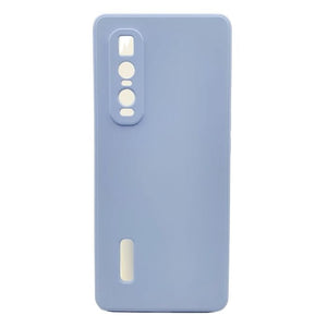 Silicone Case for Oppo Find X2 Pro - Light Blue