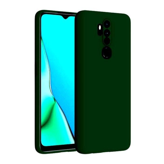 Silicone Case for Oppo Reno 5G - Dark Green