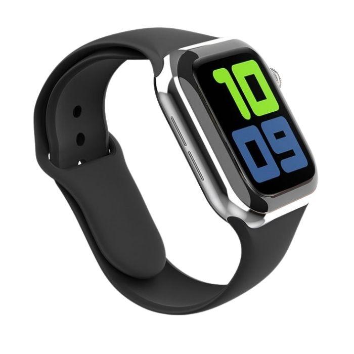 Mercury Silicone Sports Band for Apple Watch 40mm - Black