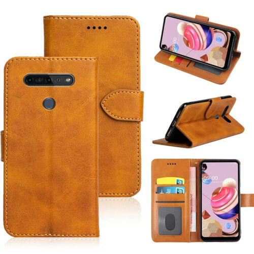 Wallet Case for LG K51S - Brown