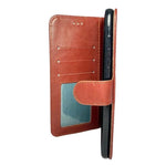 Wallet Case for Samsung Galaxy A70 - brown open