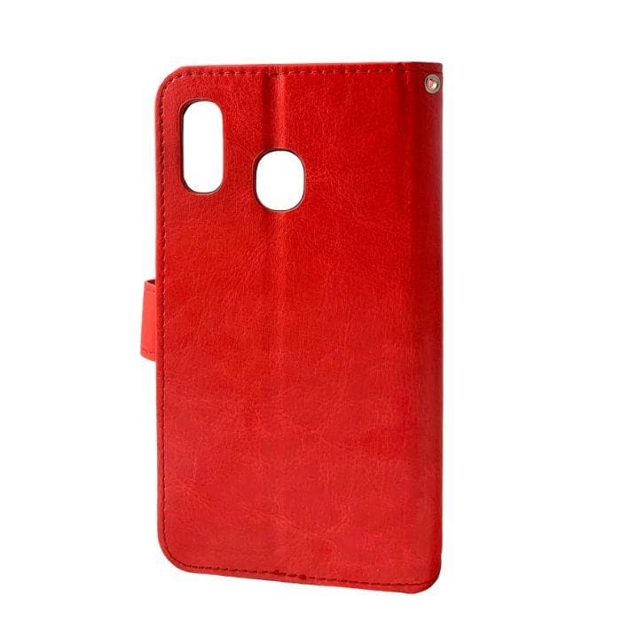 Wallet Case for Samsung Galaxy A70 - Red