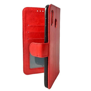 Wallet Case for Samsung Galaxy A70 - Red